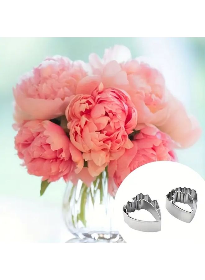 Stainless Steel Peony Mold For Cake Decorating Christmas Halloween Easter - Image 1