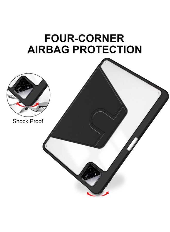 general Cover Compatible for Xiaomi Pad 8/8 Pro 11.2 with Pencil Holder, Clear Acrylic Multi-Angle Hard PC Case Auto Wake/Sleep Cover for Mi Pad 8/8 Pro - Image 3