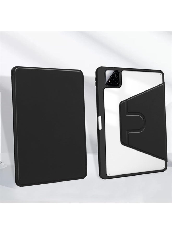 general Cover Compatible for Xiaomi Pad 8/8 Pro 11.2 with Pencil Holder, Clear Acrylic Multi-Angle Hard PC Case Auto Wake/Sleep Cover for Mi Pad 8/8 Pro - Image 5