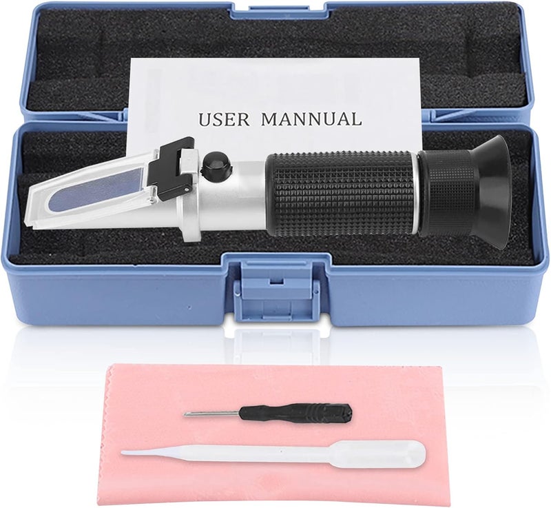 Portable Refractometer, Professional Brix Refractomete Beverages Tester Meter for Kitchen Utensils - Image 1