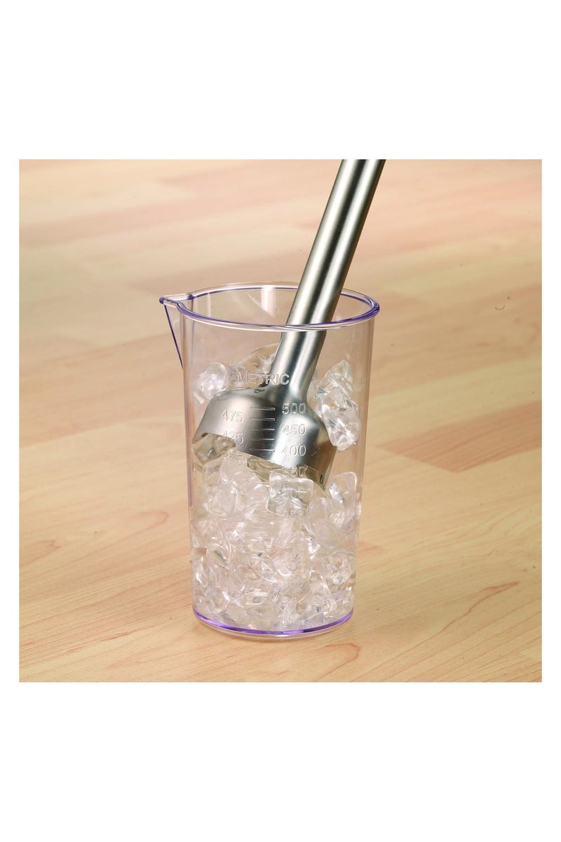 morphy richards Total Control Hand Blender, 650W, 8-Speed with Chopper, Grating & Slicing Discs, Drizzle-Lid Bowl and Beaker. - Image 4