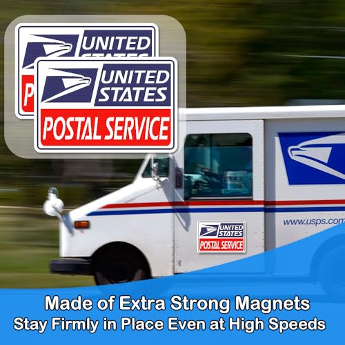 BENEKIY 4 Pack Reflective Rural Mail Delivery Magnets, Professional U.S. Driver Magnetic Signs, Rural Delivery Carrier Magnets Decal Waterproof Magnetic Bumper Stickers - 30 Mil Thicknesses - Image 4