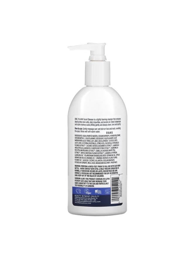 Beauty Without Cruelty Facial Cleanser 3 AHA Complex 8.5 fl oz 250 ml  - Image 2