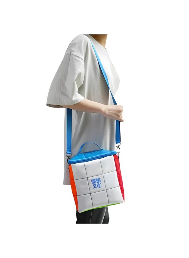 مو يو حقيبة كتف مويو متعددة الوظائف على شكل مكعب سحري - Image 4