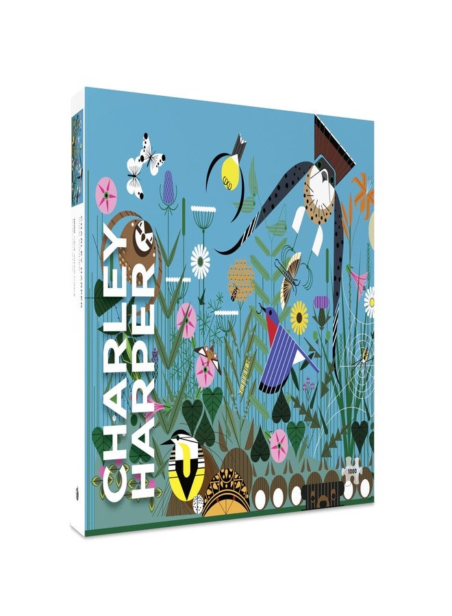 Pomegranate 1000-Piece Jigsaw Puzzle for Adults, Charley Harper's Wild Summer, Matte Finish, Snug Fit - Image 1