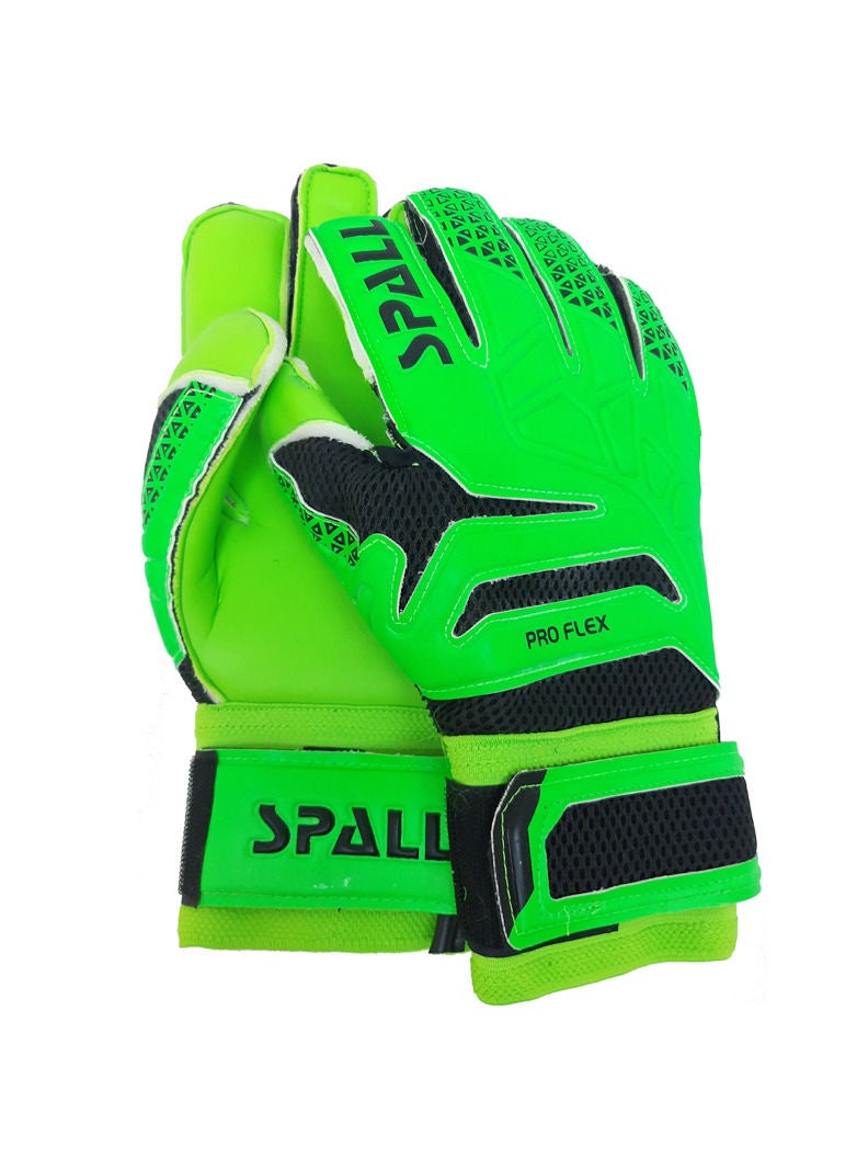 سبال قفازات حارس المرمى الاحترافية مع ميكروب ، قبضة قوية لأصعب الحفظ ، مع أشواك الأصابع لتوفير حماية رائعة لمنع الإصابات ، قفاز حارس المرمى عالي الأداء