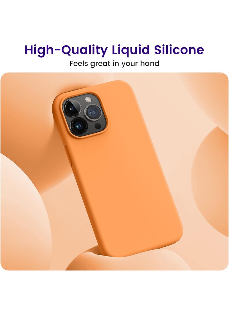 Houmt iPhone 15 Pro Max Case 6.7 Inch Liquid Gel Silicone iPhone 15 Pro Max Cover Inside Microfiber Soft Silky Touch Anti-Scratch Thin Shockproof Cover Compatible with iPhone 15 Pro Max  - Image 3