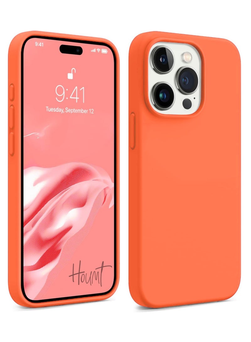 Houmt iPhone 15 Pro Max Case 6.7 Inch Liquid Gel Silicone iPhone 15 Pro Max Cover Inside Microfiber Soft Silky Touch Anti-Scratch Thin Shockproof Cover Compatible with iPhone 15 Pro Max - Image 1
