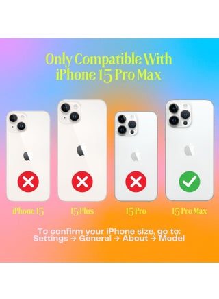 جراب iPhone 15 Pro Max مقاس 6.7 بوصة من الجل السائل السيليكون لهاتف iPhone 15 Pro Max غطاء داخلي من الألياف الدقيقة الناعمة ذات الملمس الحريري المقاوم للخدش، غطاء رقيق مقاوم للصدمات متوافق مع iPhone 1 - view 3