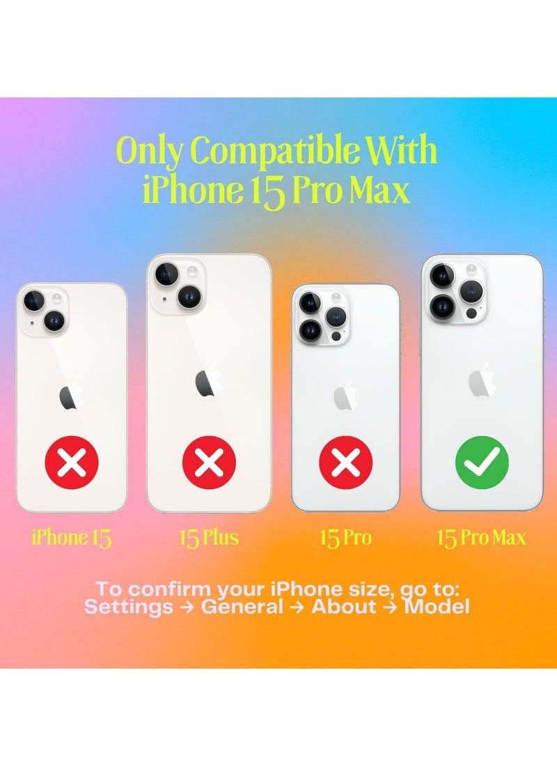 Houmt iPhone 15 Pro Max Case 6.7 Inch Liquid Gel Silicone iPhone 15 Pro Max Cover Inside Microfiber Soft Silky Touch Anti-Scratch Thin Shockproof Cover Compatible with iPhone 15 Pro Max - Image 3