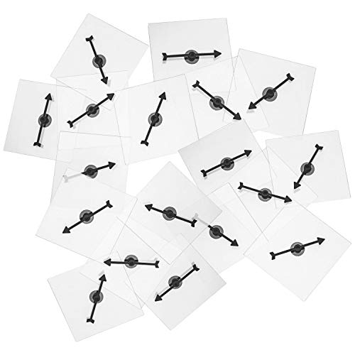 Virtue morals 18 Pieces Spinners for Classroom Blank Transparent Spinners Dry Erase Math Game Spinner for Teaching and Party Games - Image 1