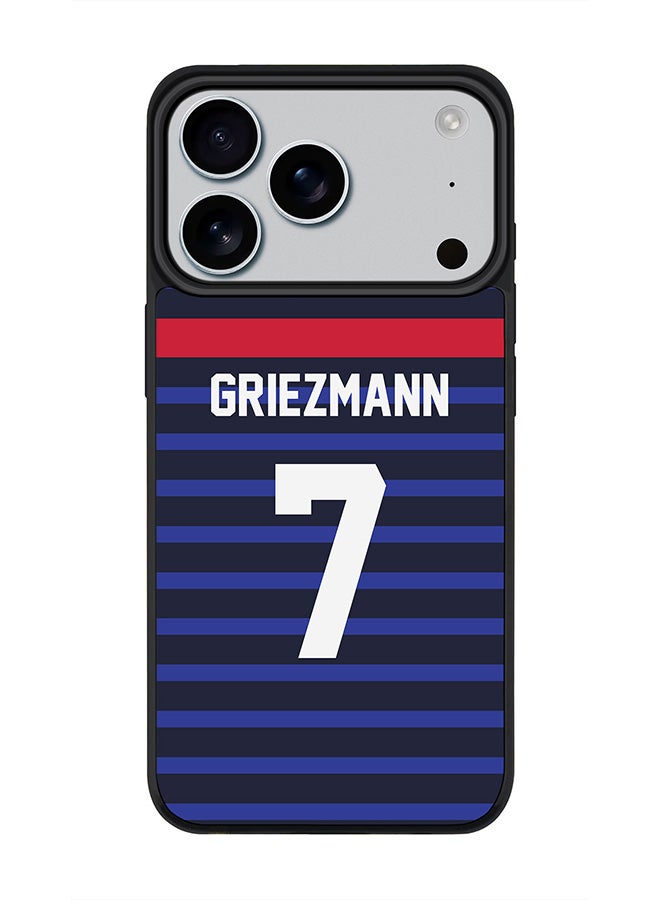 Stylizedd iPhone 17 Pro Case, [Compatible with MagSafe] Slim Magnetic cover Phone Case iPhone 17 Pro -Football - France,  Griezmann - Image 1