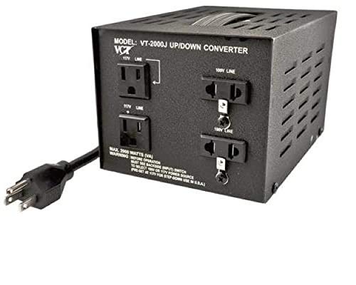 VCT VT-2000J - محول جهد ياباني لتحويل الجهد من 100 فولت إلى 110 فولت أو العكس - 2000 واط - Image 2