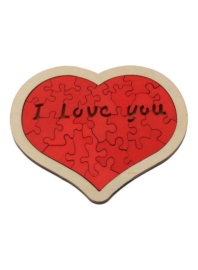 NIBEMINENT Wooden Heart Shaped Jigsaw Puzzle  - Image 4