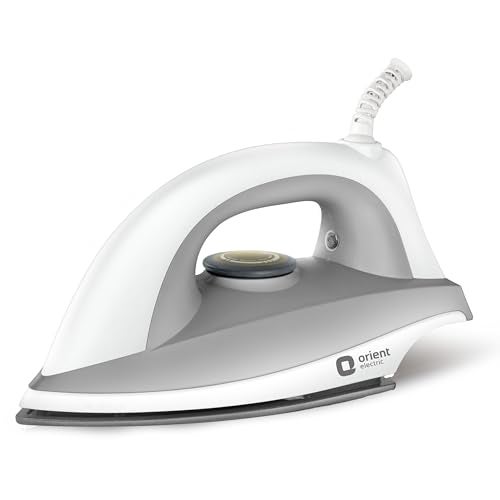 Orient Electric Fabrimate 1000 Watt Premium Dry Iron for clothes with American Heritage Coated Non Stick Soleplate| Silver Layered Thermostat for Better Heat Conductivity|2 Years Warranty|ISI Approved - Image 1