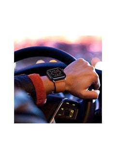 PROMASS Compatible with Apple iWatch Series 7 6/SE/5/4/3 Leather Replacement Band Strap Loop 42mm/44mm/45mm  - Image 5