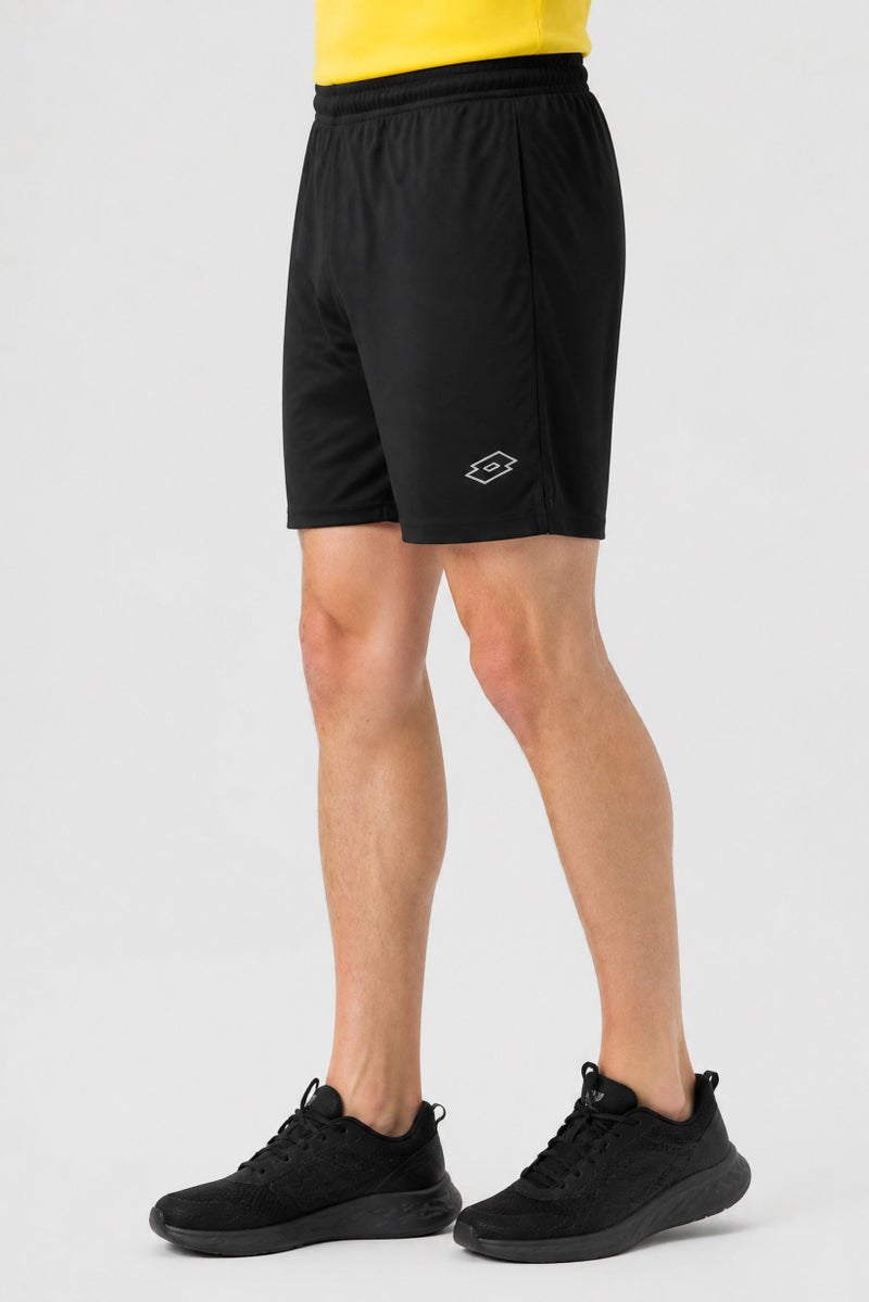 LOTTO Men Sportswear Fit Tennis Shorts, Black - Image 2