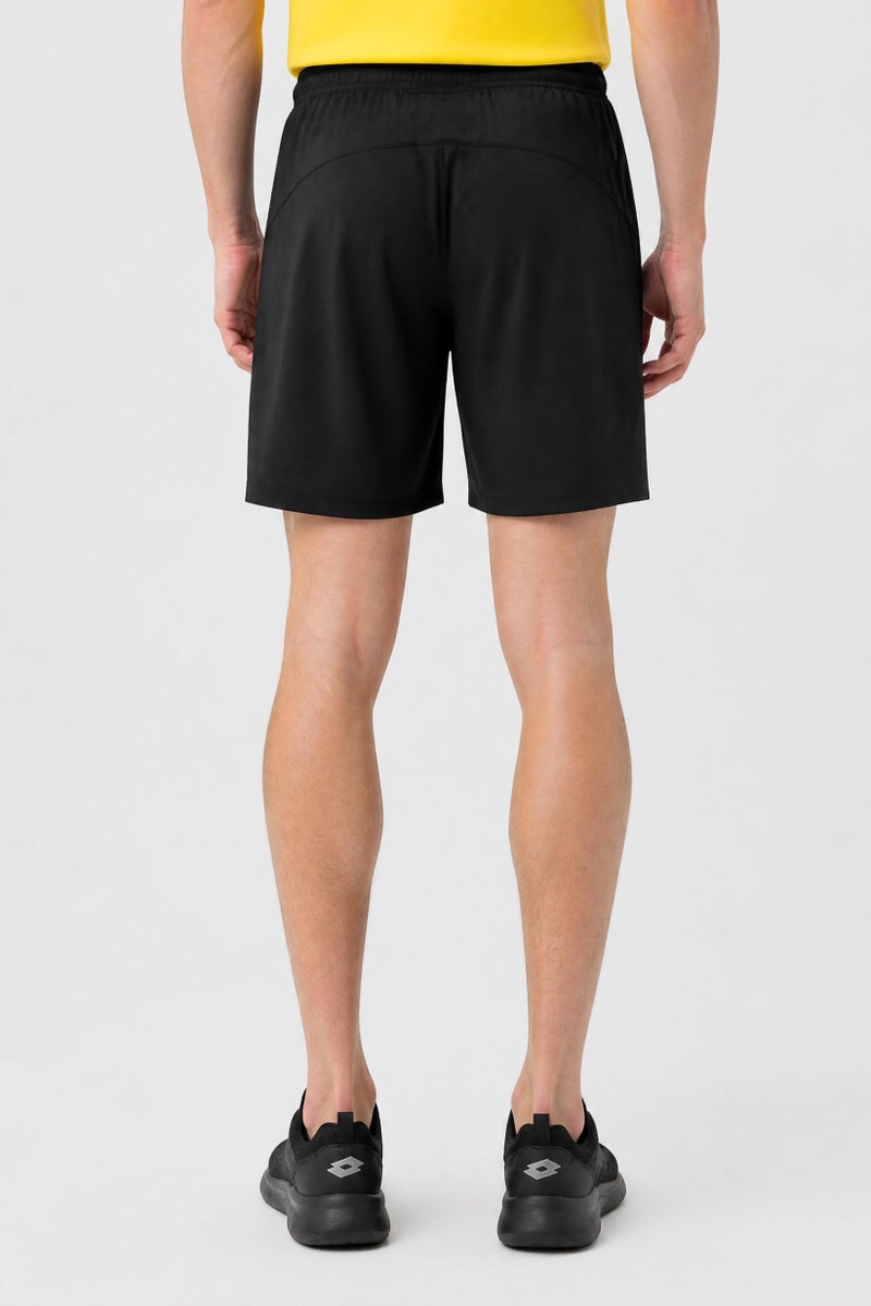 LOTTO Men Sportswear Fit Tennis Shorts, Black - Image 4