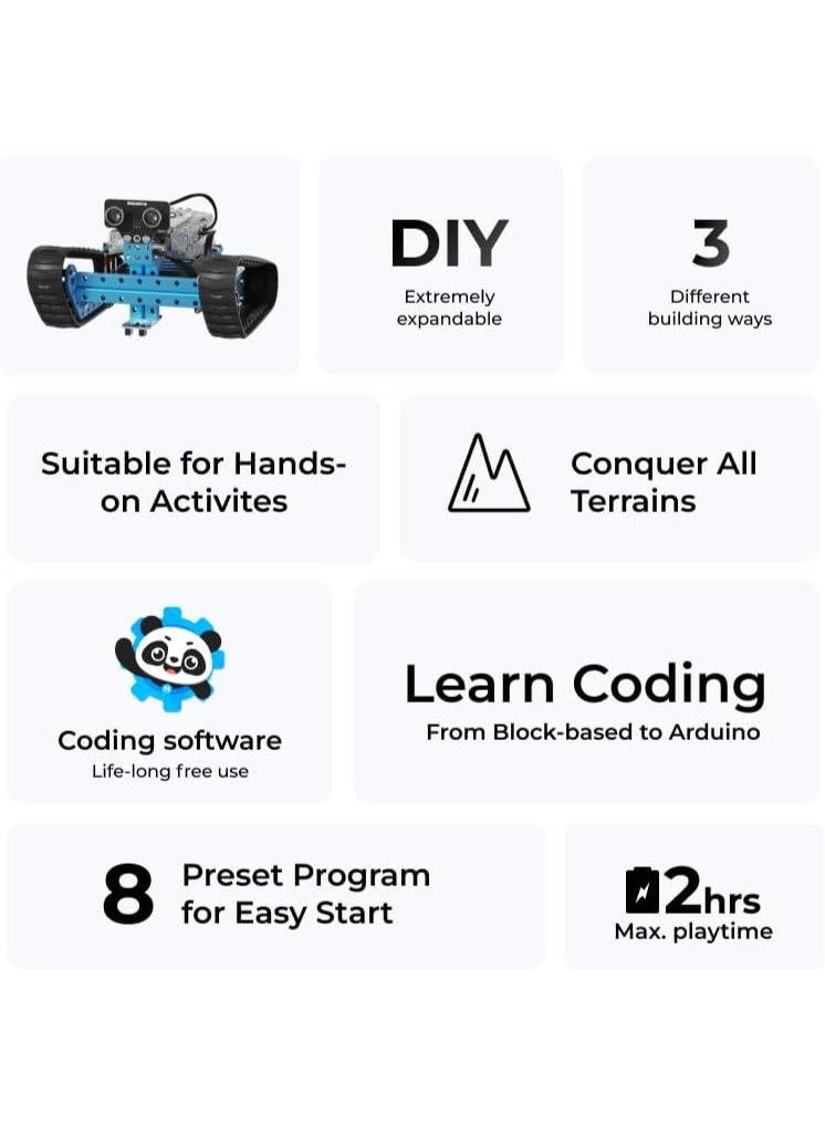 Makeblock mBot Ranger 3 in 1 Robotics for Kids Age 8-12, Coding Robot for Arduino Scratch Learning with Coding Box, 16 Coding Projects STEM Science Kit, Robot Toys Gift for Kids Ages 10+ - Image 3