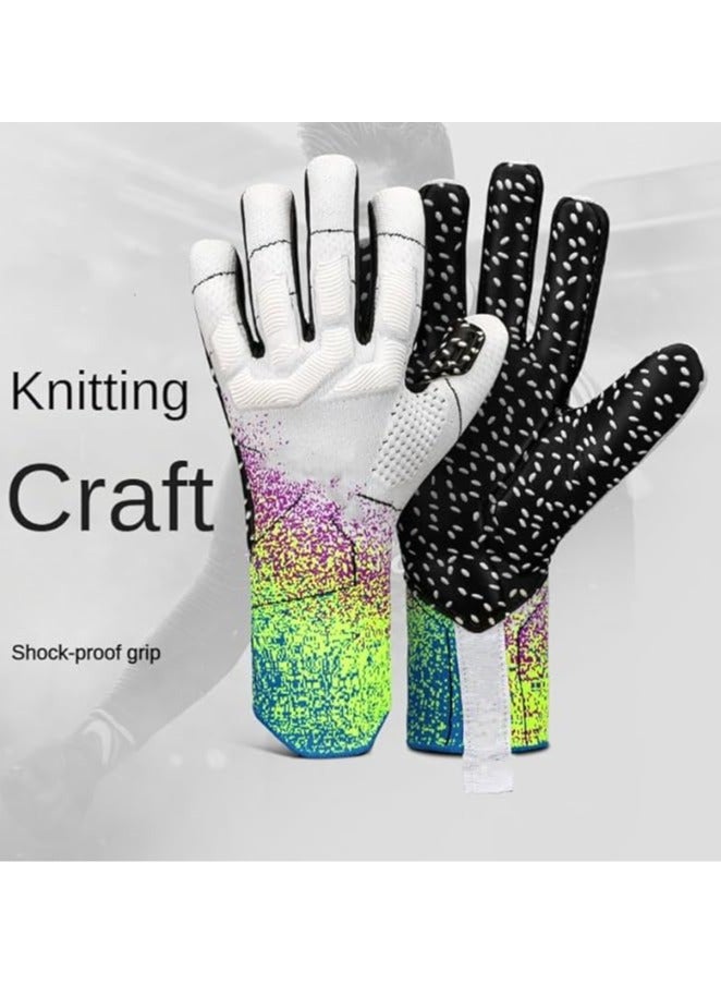 general Football goalkeeper gloves, goalkeeper training gloves, strong grip, non-slip and breathable, suitable for adults and children  - Image 3