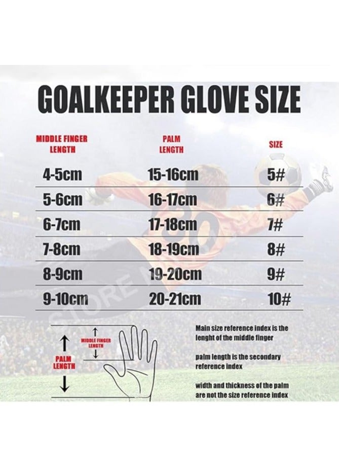 general Football goalkeeper gloves, goalkeeper training gloves, strong grip, non-slip and breathable, suitable for adults and children  - Image 4