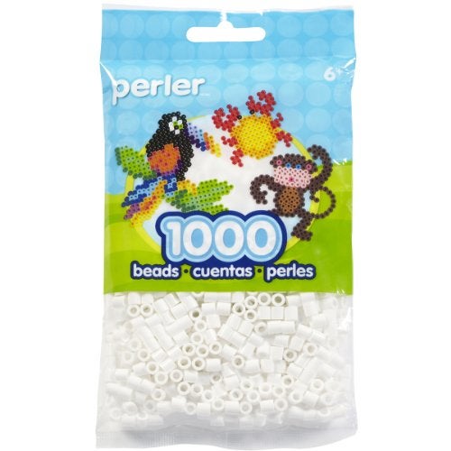 Perler Beads 1000/Pkg-White - Image 1