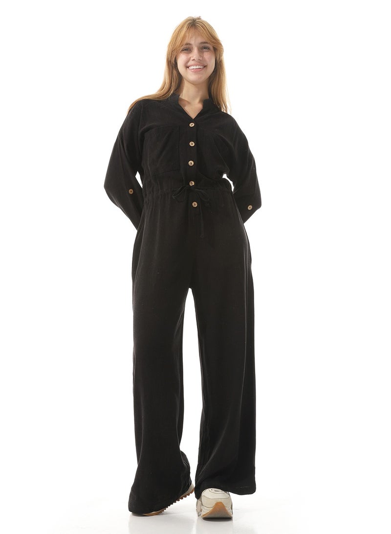 Coctail 19148-jumpsuit-black - Image 1