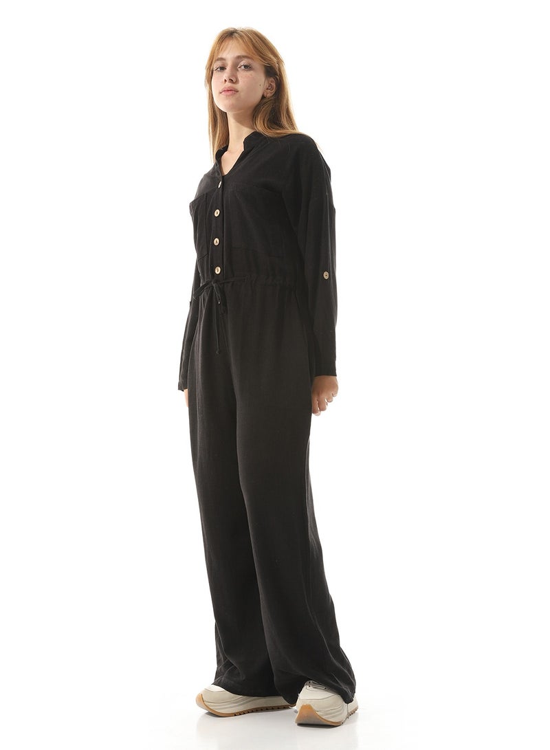 Coctail 19148-jumpsuit-black - Image 4