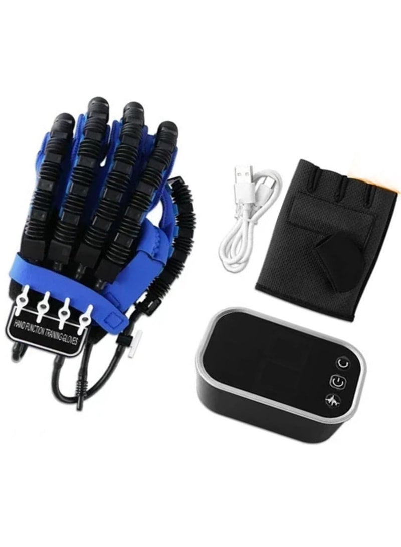 Ainawo Rehability Robot Gloves Hand Stroke Recovery Equipment Hand Dysfunction Patient Training Device Stroke Hemiplegia Finger Orthosis For Long Term Relief Finger Cramps Finger fatigue massage relieves For Left Hand - Image 1