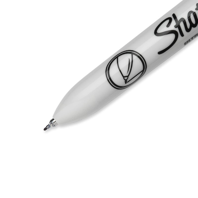 Sharpie Retractable Permanent Markers Ultra Fine Point Black 2 Count - Image 3