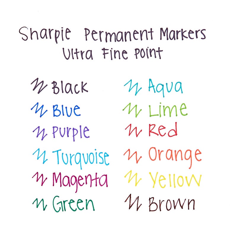 Sharpie Retractable Permanent Markers Ultra Fine Point Black 2 Count - Image 5
