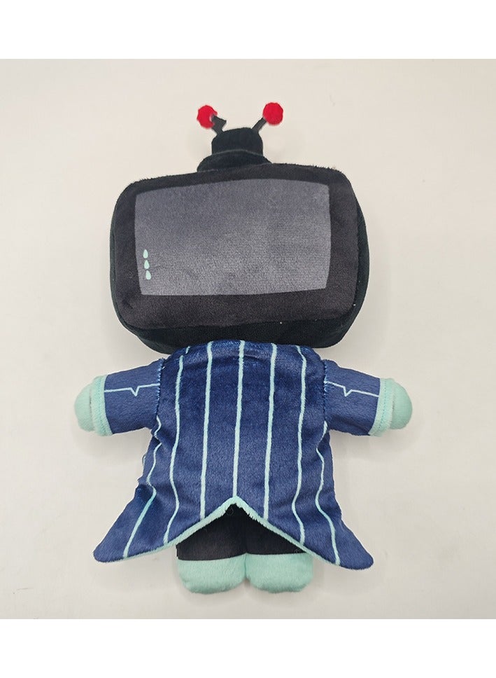 general Hazbin Hotel Vox Plush Doll High Restoration TV Head Character Stuffed Toy Soft Skin-Friendly Plush Figure for Fans Collection & Gifting - Image 2