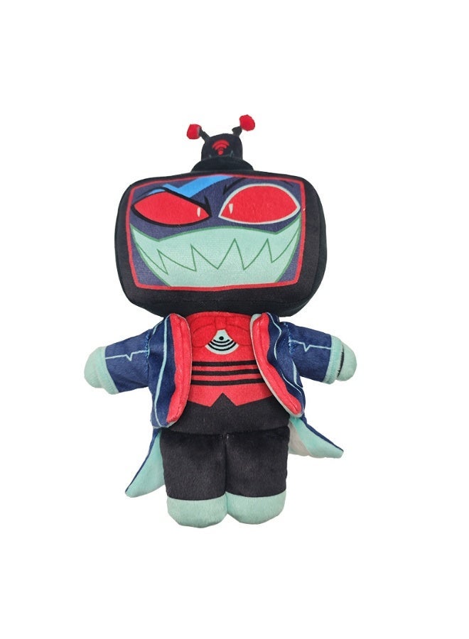 general Hazbin Hotel Vox Plush Doll High Restoration TV Head Character Stuffed Toy Soft Skin-Friendly Plush Figure for Fans Collection & Gifting - Image 1