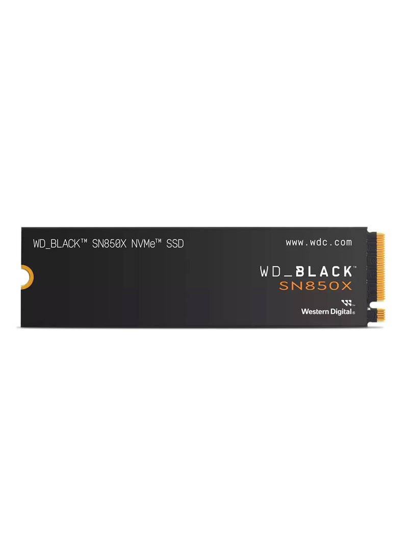 دبليو دي 8 تيرابايت بلاك SN850X NVMe PCIe 4.0 SSD داخلي للألعاب، سرعة قراءة متسلسلة تصل إلى 7200 ميجابايت/ثانية وسرعة كتابة 6600 ميجابايت/ثانية، M.2 2280، 1.75 مليون ساعة MTTF، قدرة تحمل 4800 تيرابايت | WDS800T2X0E - Image 1