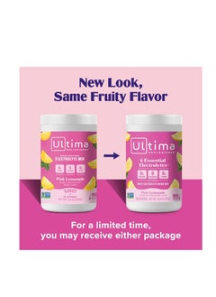 Ultima Replenisher Hydration Electrolyte Powder 90 Servings Raspberry 10.2oz 288g  - Image 3