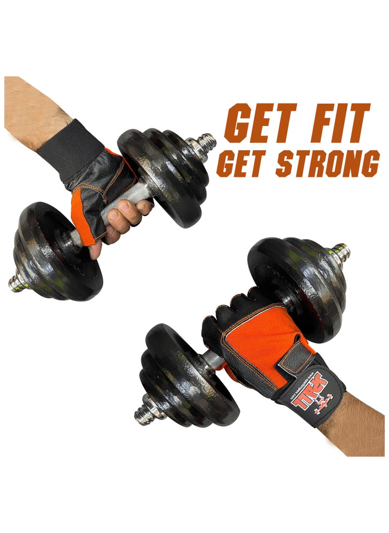 Spall - Weight Lifting Leather Gloves Short Strap Power Lifting Gloves Strong Grip Palm Exercise Fitness Strengthen Gloves Home Gym - Image 1