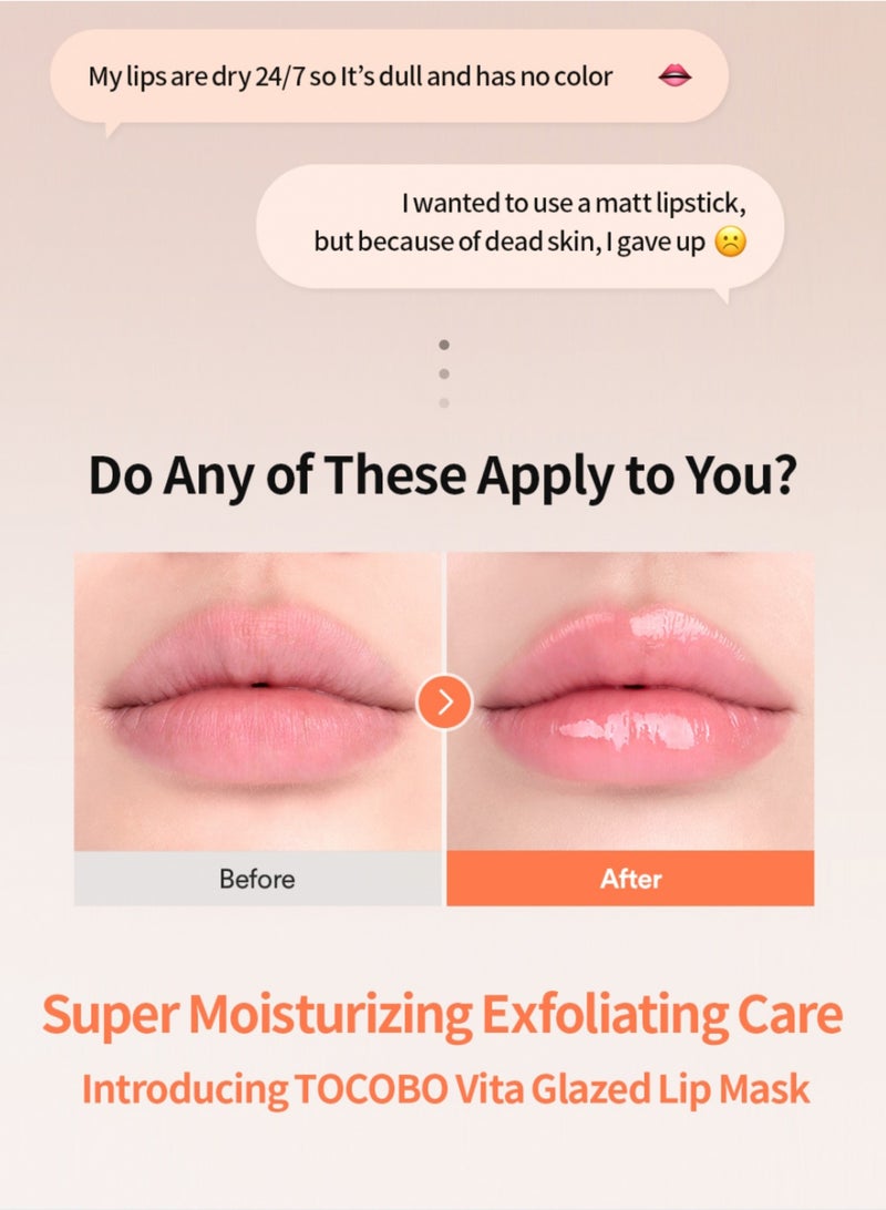 توكوبو قناع الشفاه المزجج فيتا من توكوبو لإصلاح مكثف طوال الليل وتغذية عميقة - Image 5