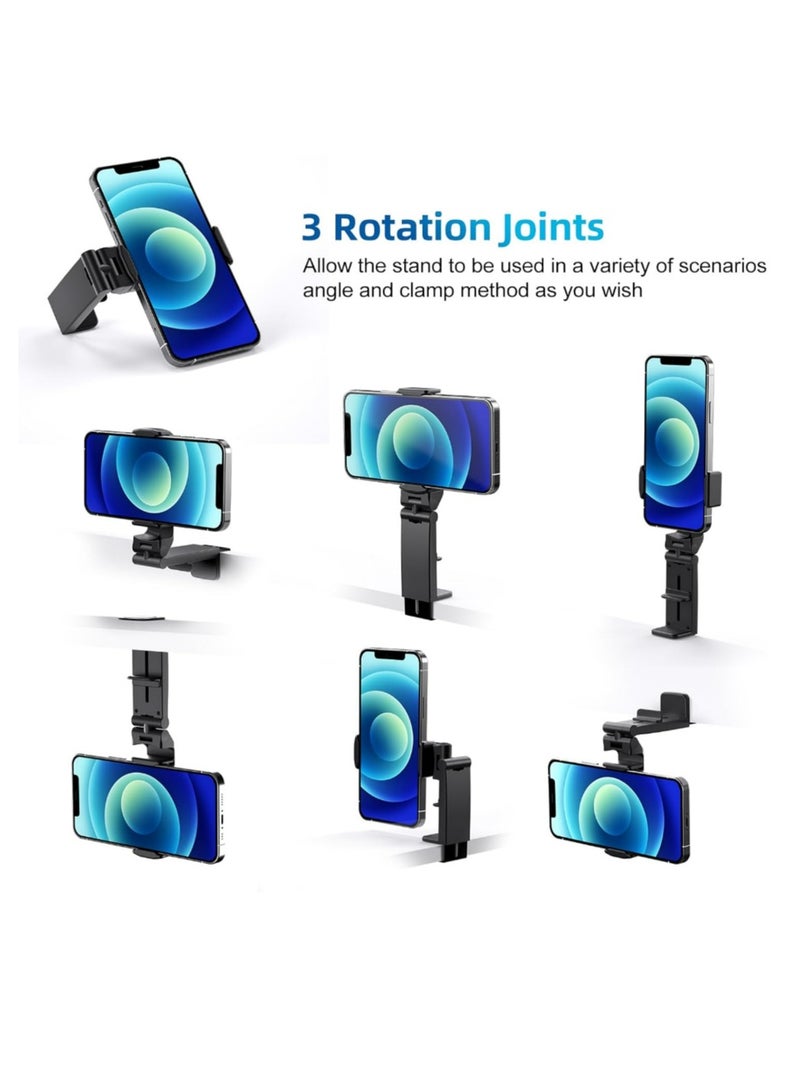 Airplane Travel Essentials Phone Holder, Universal Airplane Flight Essentials Phone Mount 360 Degree - Image 5