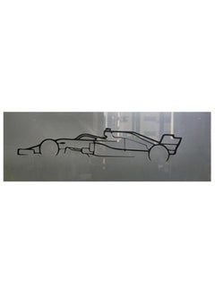 MIRFA Wooden Wall Art With Self Adhesive Base - Black (Formula 1 Car)  - Image 3