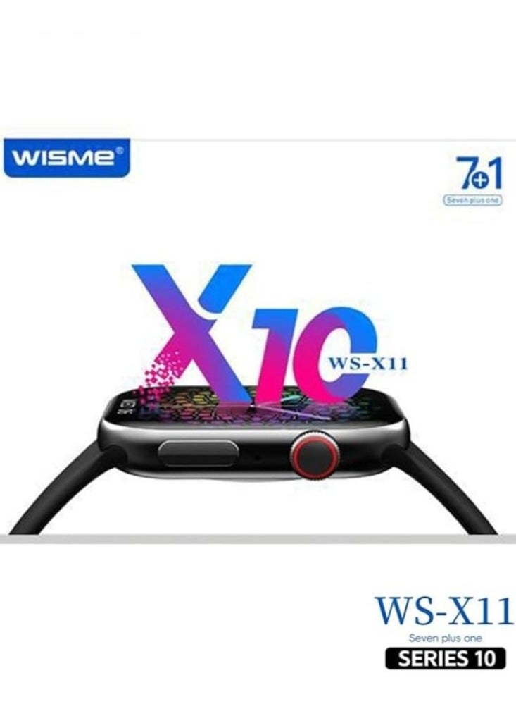 Wisme WS-X11 Series 10 Smart Watch With AI Voice Assistance 7 Pair Straps - Image 2