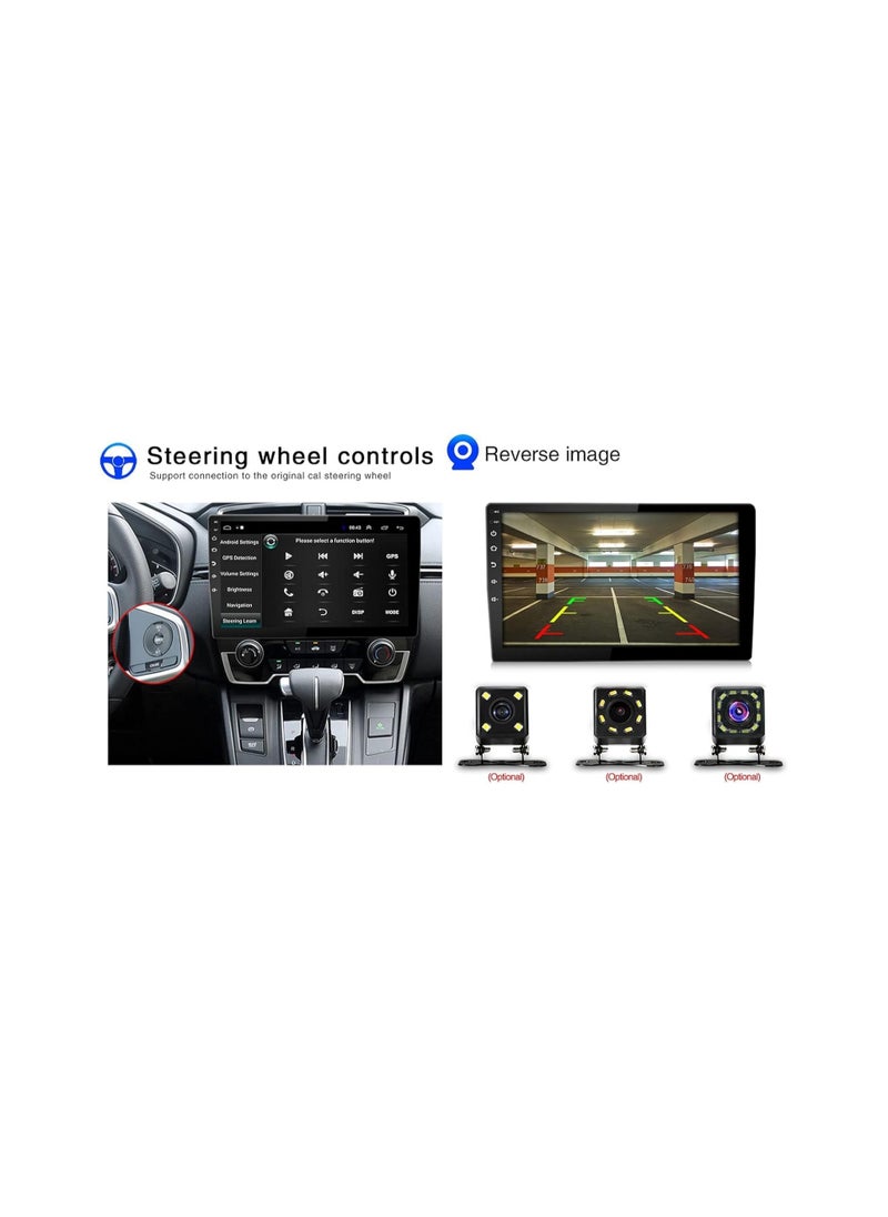 SHEZA STAR - Android Car Stereo for Mitsubishi ASX 2008 to 2018 1GB RAM 32GB ROM MirrorLink WiFi BT, 10 Inch 2.5D IPS Touch Screen with Backup Camera Included - Image 1