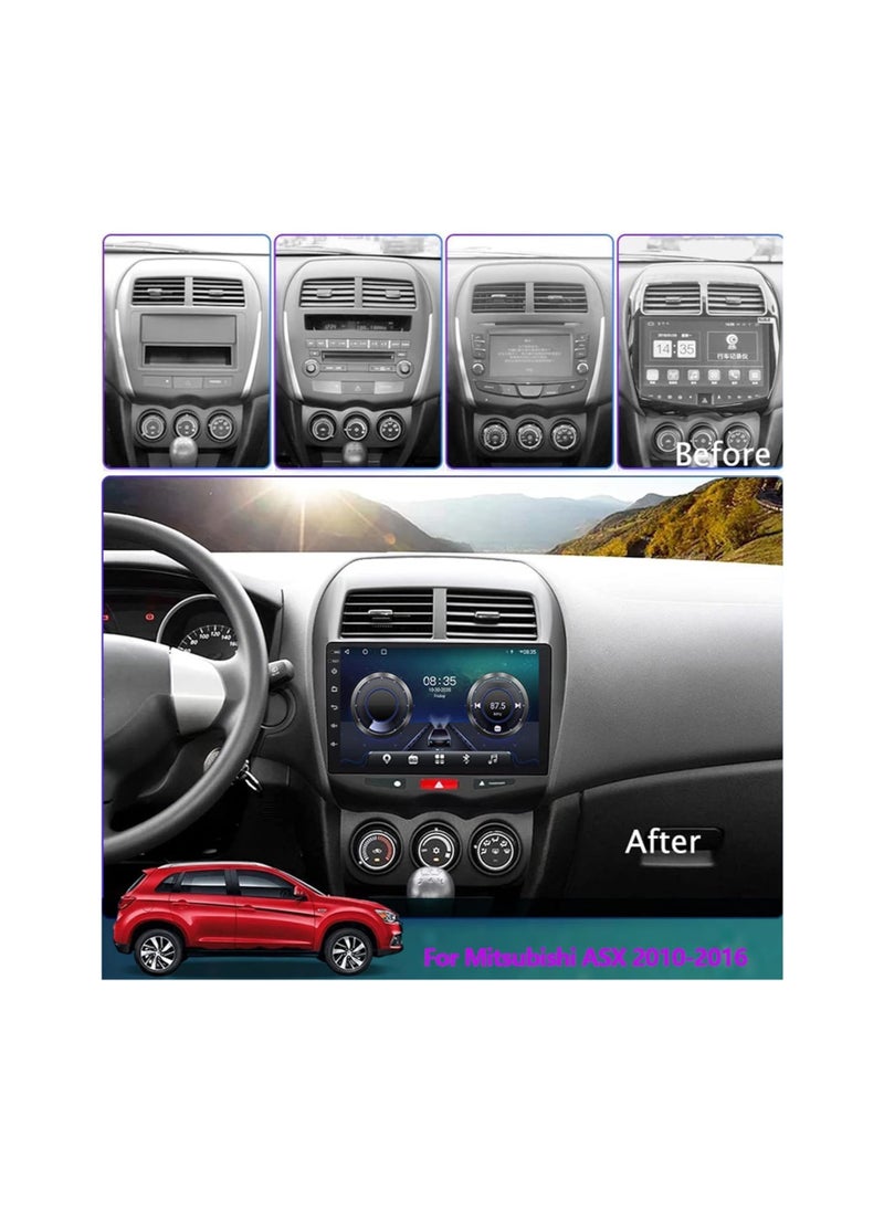 SHEZA STAR - Android Car Stereo for Mitsubishi ASX 2008 to 2018 1GB RAM 32GB ROM MirrorLink WiFi BT, 10 Inch 2.5D IPS Touch Screen with Backup Camera Included - Image 1