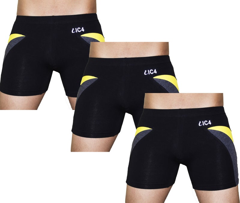 IC4 Store Men's Black Trunk Pack of 3 - Image 1