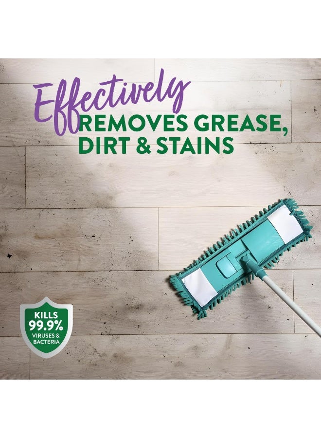 زوفلورا منظف ​​الأرضيات زوفلورا برائحة اللافندر دريم 900 مل، مطهر مضاد للبكتيريا متعدد الأغراض للأسطح ومنظف الأسطح والأرضيات، 4 في 1، تنظيف فعال لأرضيات لامعة ونظيفة، عطر يدوم طويلاً - Image 3