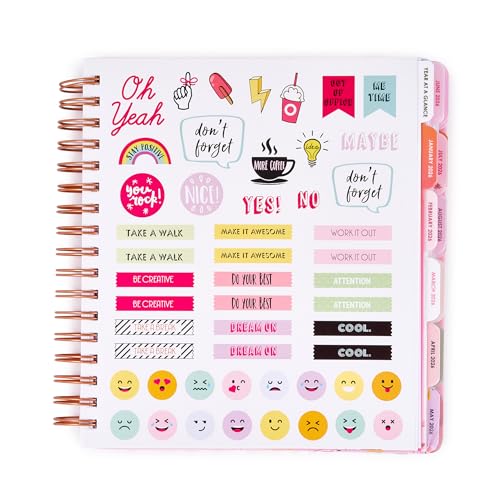 Votum 18 Month Hard Cover Planners/Calendars 10" x 10", January 2026 - June 2027 - Daily, Weekly & Monthly Organizer with Pens, Stickers, and a Sturdy Cover - Blessed - Image 5