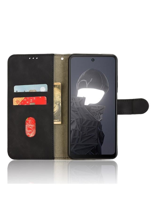 S-TOP Case For HMD Fusion Skin Feel Magnetic Flip Leather Phone Case - Image 4