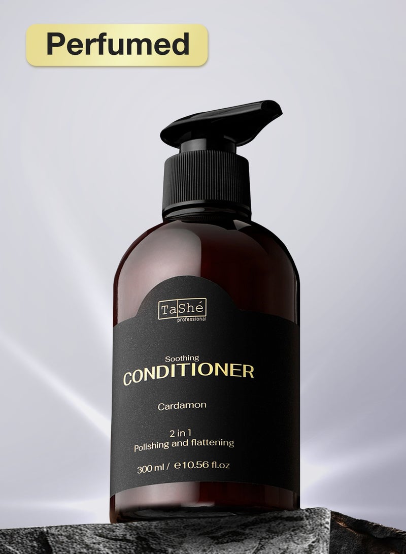 Tashe 2-in-1 Hair Conditioner Balm with Shea Butter, Panthenol & Hydrolyzed Proteins – Deep Nourishment & Smoothness, 300 ml  - Image 1