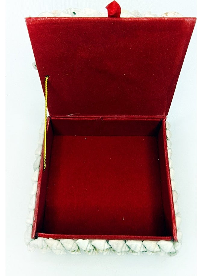 evinizdeki okyanus esintisi turkuaz hediyelik Medium Square Box  - Image 2