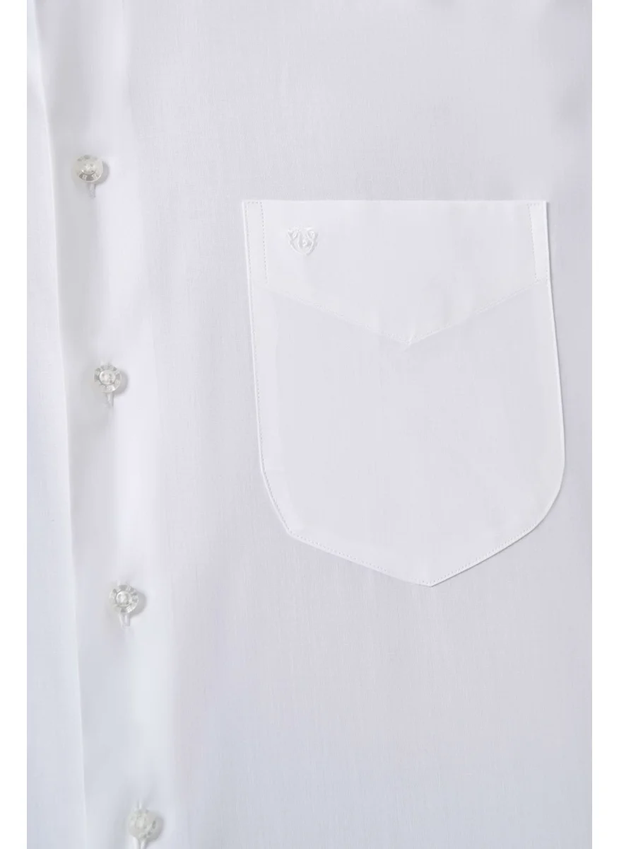 Bisse Men's Regular Fit Classic Shirt White GM23K232027_D01