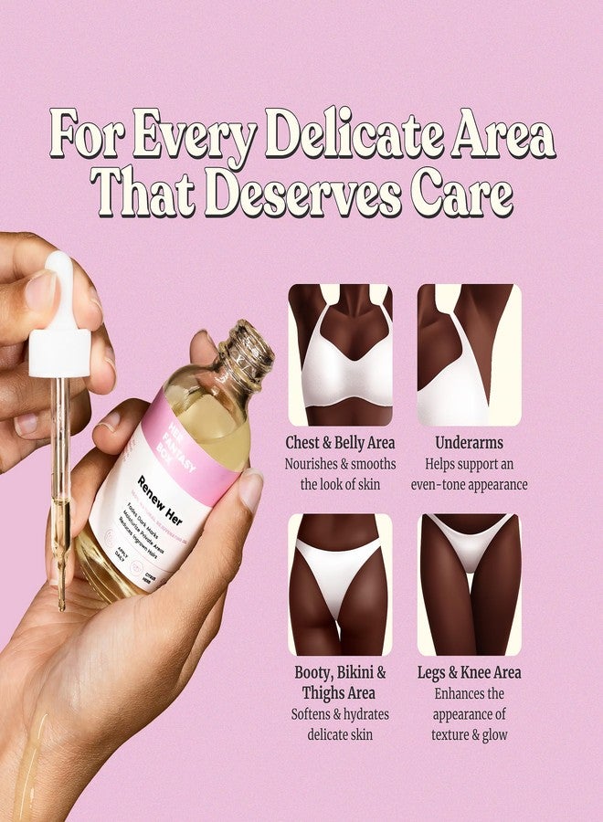 Her Fantasy Box Renew Her | Natural Rejuvenating Yoni Oil for Dark Spots, Ingrown Hair, and Skin Brightening - Nourishing, Moisturizing Formula for All Skin Types - Image 4